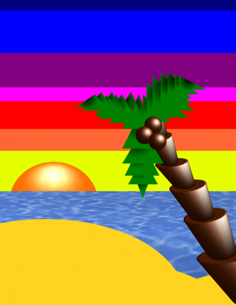 File:Beach sunset.png